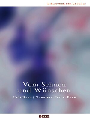 cover image of Vom Sehnen und Wünschen